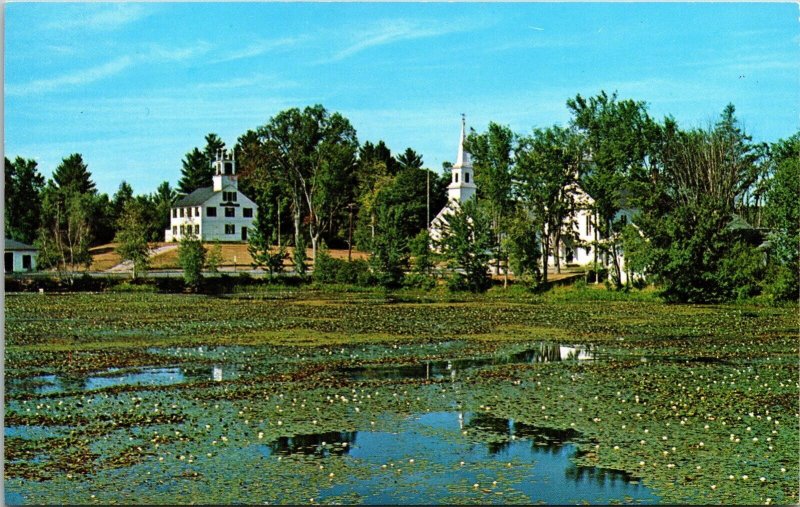 Marlow New Hampshire New England Scenic Landscape Chrome Cancel WOB Postcard 