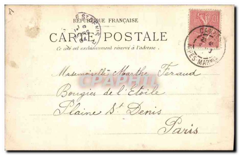 Old Postcard Carnival VIII Back Madrid Cabbes Beef