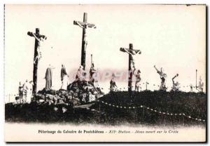 Old Postcard Pilgrimage of Calvary of Pontchateau Station XII Jesus dies on t...