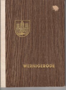 12 Black and White Photographs in a Hard Cover, Wernigerode, Germany 1960`s