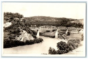c1960 Bridge Across The Cumberland River Burnside Kentucky Cline RPPC Postcard