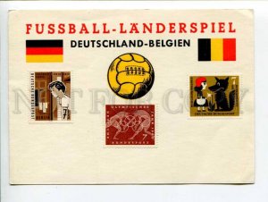 292248 GERMANY BELGIUM card soccer football