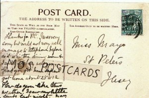 Genealogy Postcard - Mayo - St Peter's - Jersey - Ref 7101A