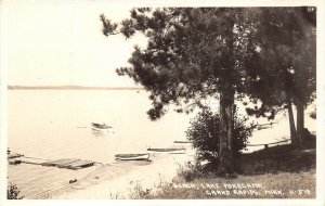 Grand Rapids Minnesota 1940s RPPC Real Photo Postcard Bech Lake Pokegama