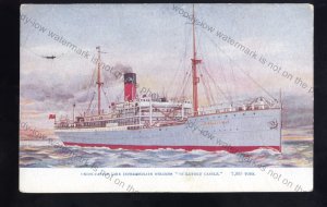 UC248 - Union Castle Liner - Guildford Castle - postcard