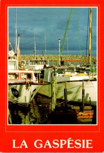 Canada Quebec Gaspew Fishing Village Fishing Boats 1989