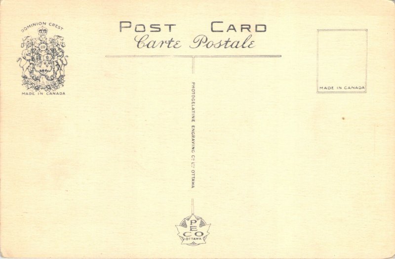 Citadel Quebec Carte Postale Photogelatine Engraving Made In Canada Postcard