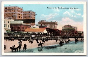 Tony's On The Beach Atlantic City New Jersey NJ Buildings Hotels Postcard