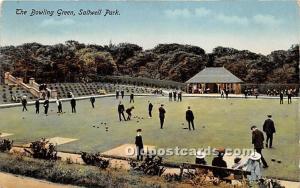 The Bowling Green Lawn Bowling Postal Used Unknown, Missing Stamp 