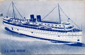 Postcard S.S. South American