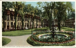 Saratoga Springs New York NY Hotel 13098 Detroit Publishing c1910 Postcard