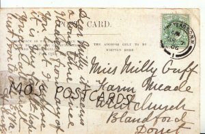 Genealogy Postcard - Cuff or Guff - Farm Meade - Blandford - Dorset - Ref 211B