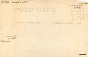 1920s Andrews Twin Falls Idaho High School RPPC real photo postcard 9326