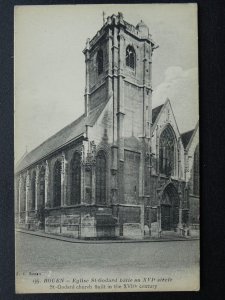 WW1 France ROUEN Saint Godard Church c1915 Postcard by J.C. of Rouen
