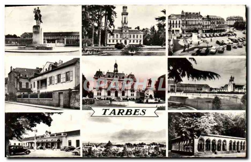 Modern Postcard Statue of Marechal Foch Tarbes The Verdun Place Museum