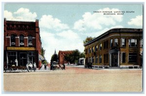 1945 Tracy Avenue Looking South Exterior View Building Bozeman Montana Postcard