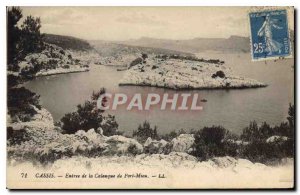 Old Postcard Cassis entrance to the Creek of Port Miou