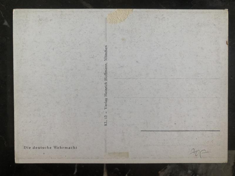 Mint Germany Patriotic Postcard Artillery Troops Whermacht WW2
