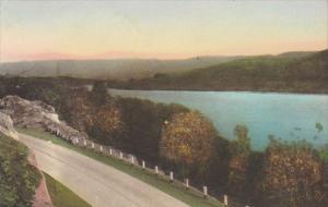 Connecticut Waterbury The Air Line and Connecticut River Albertype