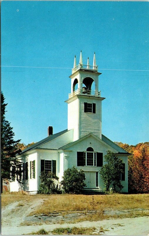 Old Church meeting House Colonial Wilmot New Hampshire NH VTG Postcard UNP 