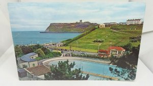 Vintage Postcard Swimming Pool and North Bay Scarborough 1960s