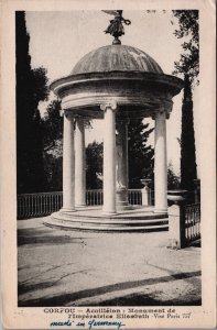 Greece Corfou Achilleion Monument de L'Imperatrice Elisabeth Corfu Postcard C154