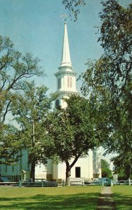 Vintage Postcard 1965 First Congregational Church Parish Cape Cod Massachusetts