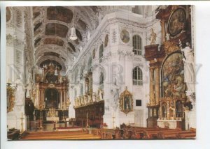 442023 Germany Waldsassen basilica altar advertising Old postcard