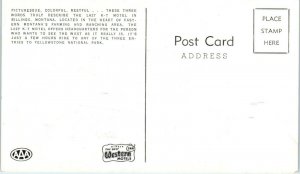 1940s Lazy K-T Motel Billings Montana Postcard