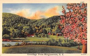 Greetings from Margaretville, New York Postcard