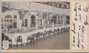 Postcard Refreshment Fountain Acker Quality Shop Philadelphia PA 1907