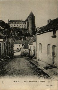 CPA SEMUR La Rue Perthuisot et le Donjon (611356)