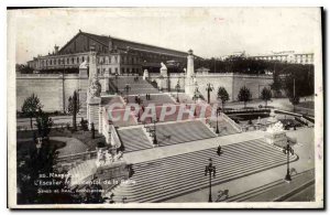 Postcard Old Marseille Escalier Monumental de la Gare
