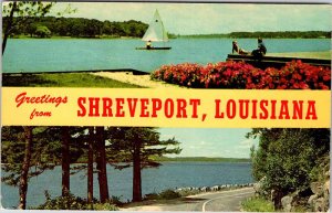Postcard TOURIST ATTRACTION SCENE Shreveport Louisiana LA AM4538