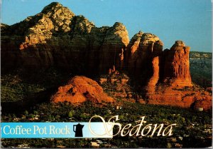Coffee Pot Rock Sedona AZ Postcard PC68