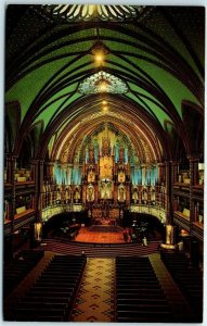 M-31388 Interior View of Notre-Dame Church Montreal Province of Quebec Canada