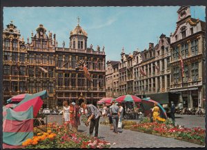 Belgium Postcard - Brussels - A Part of The Market Place  LC3193