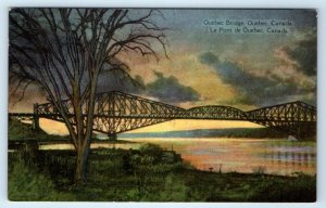 Quebec Bridge CANADA Postcard