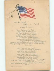 Divided-Back PATRIOTIC SCENE Great Postcard AB0300