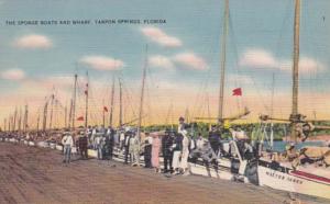 Florida Tarpon Springs The Sponge Boats and Wharf