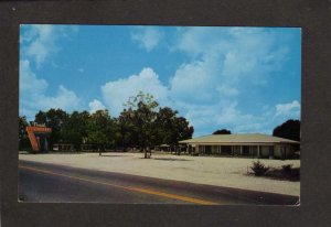 FL Trail Motel Restaurant US 301 Lawtey Florida Postcard