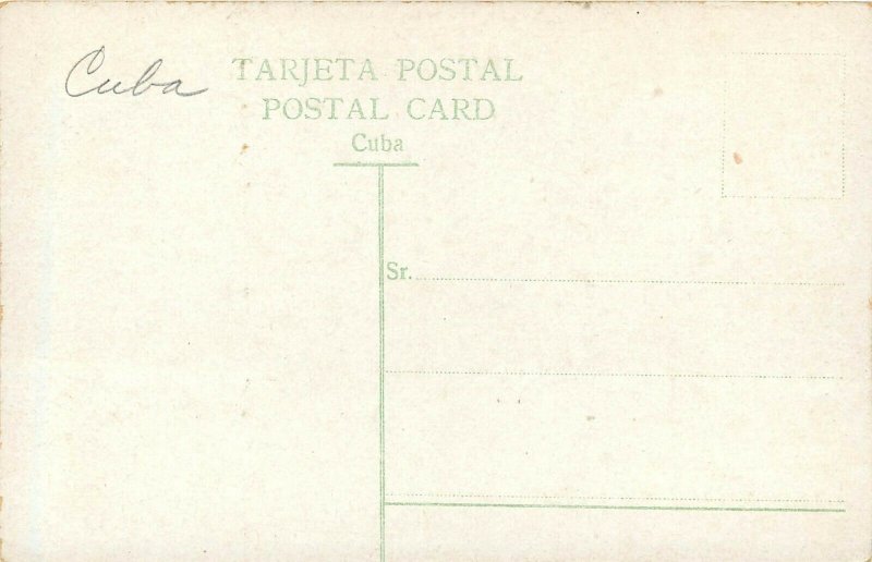 c1907 Printed Postcard; Isle of Pines Cuba , San Juan Homestead Ox Cart & Home