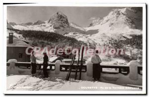 Old Postcard Gourette View From The Terrace edelweiss