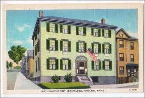 Birthplace, Poet Longfellow, Portland ME