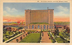 New Michigan Central Station View - Detroit, Michigan MI