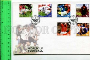 425171 ISLE of MAN 2002 year Football Soccer World Cup First Day COVER