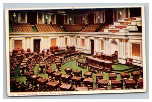 Vintage 1900's Postcard Senate Chamber Capitol Building Washington DC