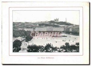 Old Postcard Lyon Place Bellecour