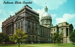 Vintage Postcard 1967 Indiana State Capitol House Indianapolis Indiana IND