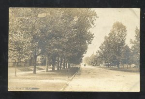 RPPC MARIETTA OHIO THIRD STREET SCENE VINTAGE CYKO REAL PHOTO POSTCARD